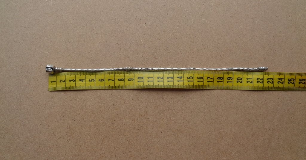 zilveren Pandora armband 22cm lang [288], Verzenden, Zo goed als nieuw, Zilver, Zilver