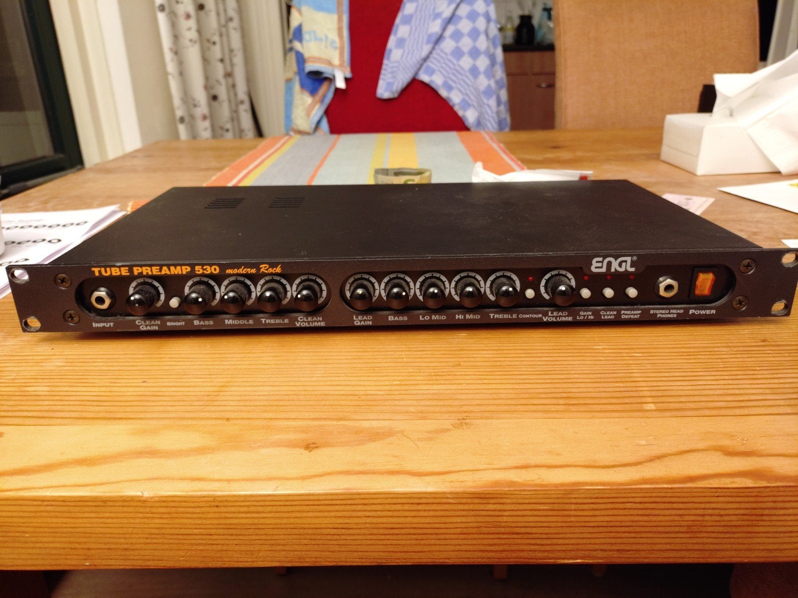 Engl e530 buizen preamp + Z4 Footswitch + kabel, Ophalen of Verzenden, Gebruikt, Minder dan 50 watt