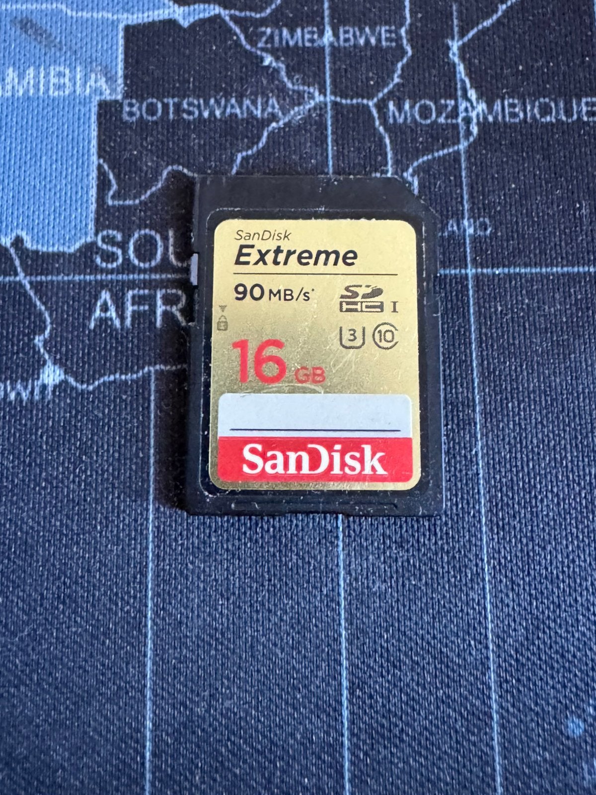 Sandisk Extreme 16GB 90MB/s SD geheugenkaart, Ophalen, SD, Zo goed als nieuw, Fotocamera