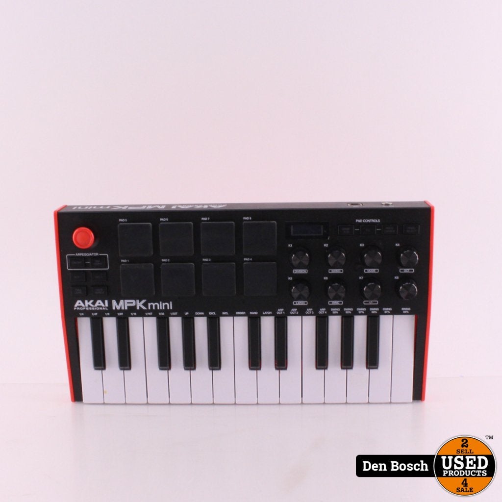 AKAI MPK Mini MK3 MIDI | Met garantie, Akai, Gebruikt, Support@akai.com, Akai Professional
200 Scenic View Drive
Suite 201
Cumberland, RI 02864
United States
