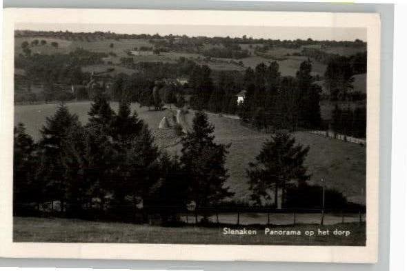 Slenaken Panorama op het dorp st 1954