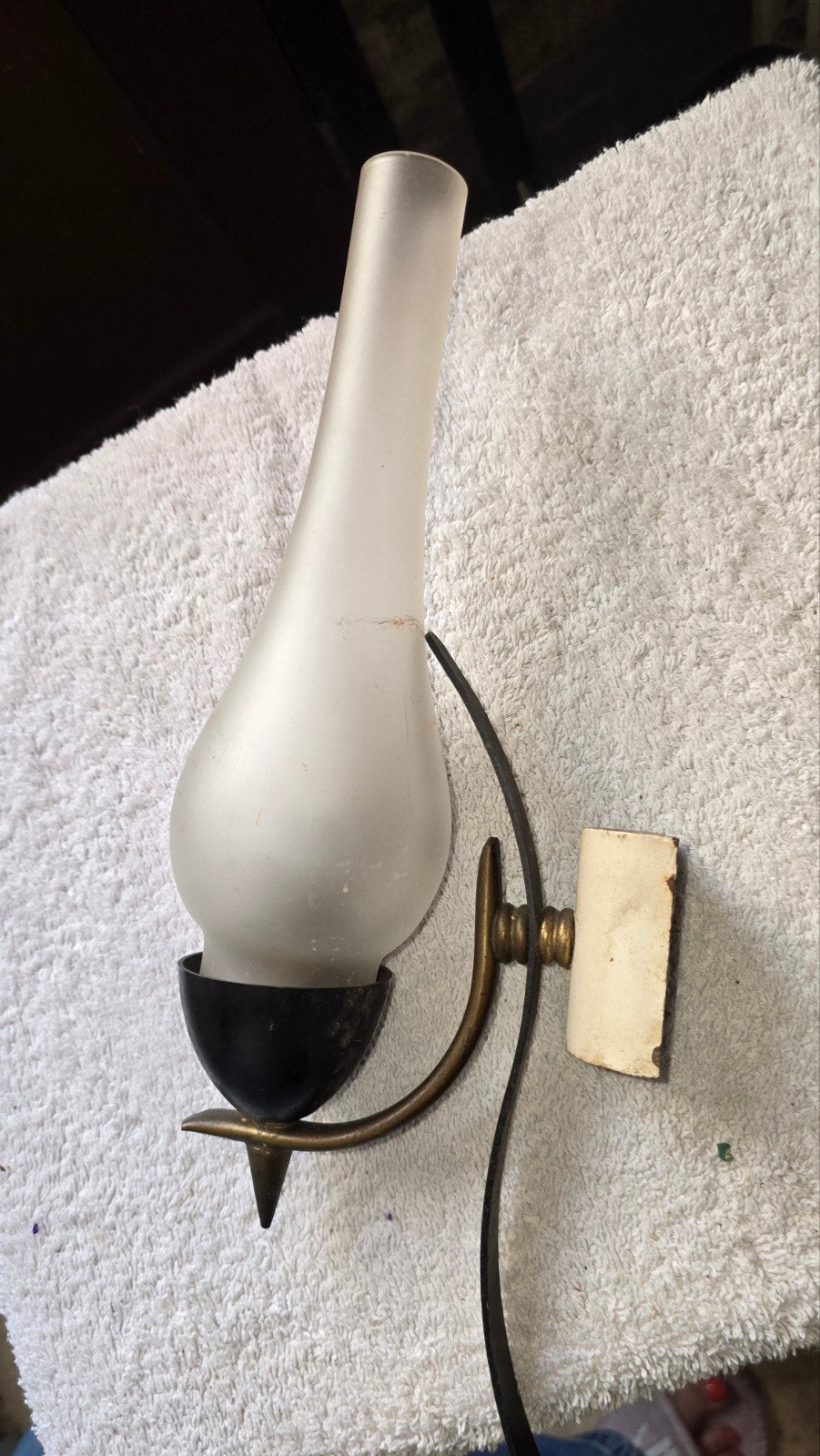 Wandlamp Art deco, Ophalen