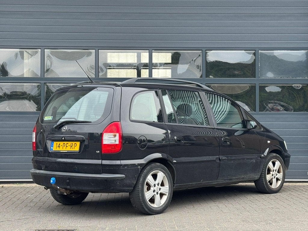 OPEL ZAFIRA 1.8-16V MAXX I MEENEEMPRIJS, Auto's, Opel, Gebruikt, Zwart, 4 cilinders, Zwart