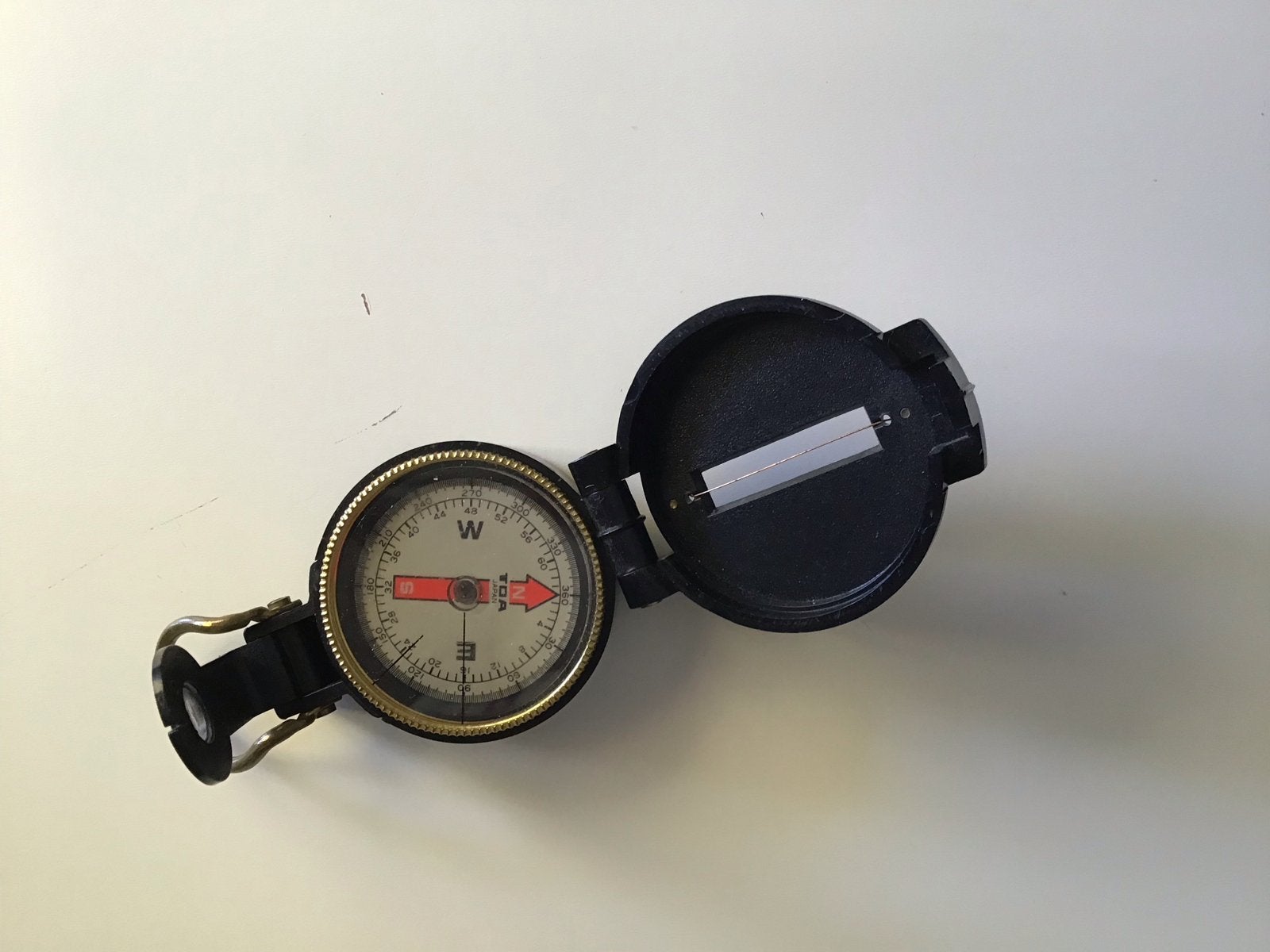 Vintage kompas in zakformaat - Engineer directional compass, Ophalen of Verzenden