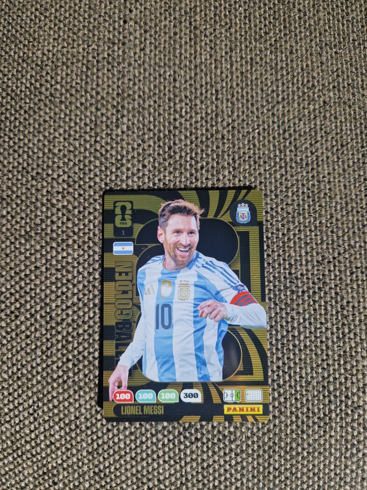 Messi Golden Baller Panini Adrenalyn WK 2026 Voetbalkaart, Ophalen of Verzenden, Nieuw, Buitenlandse clubs, Spelerskaart