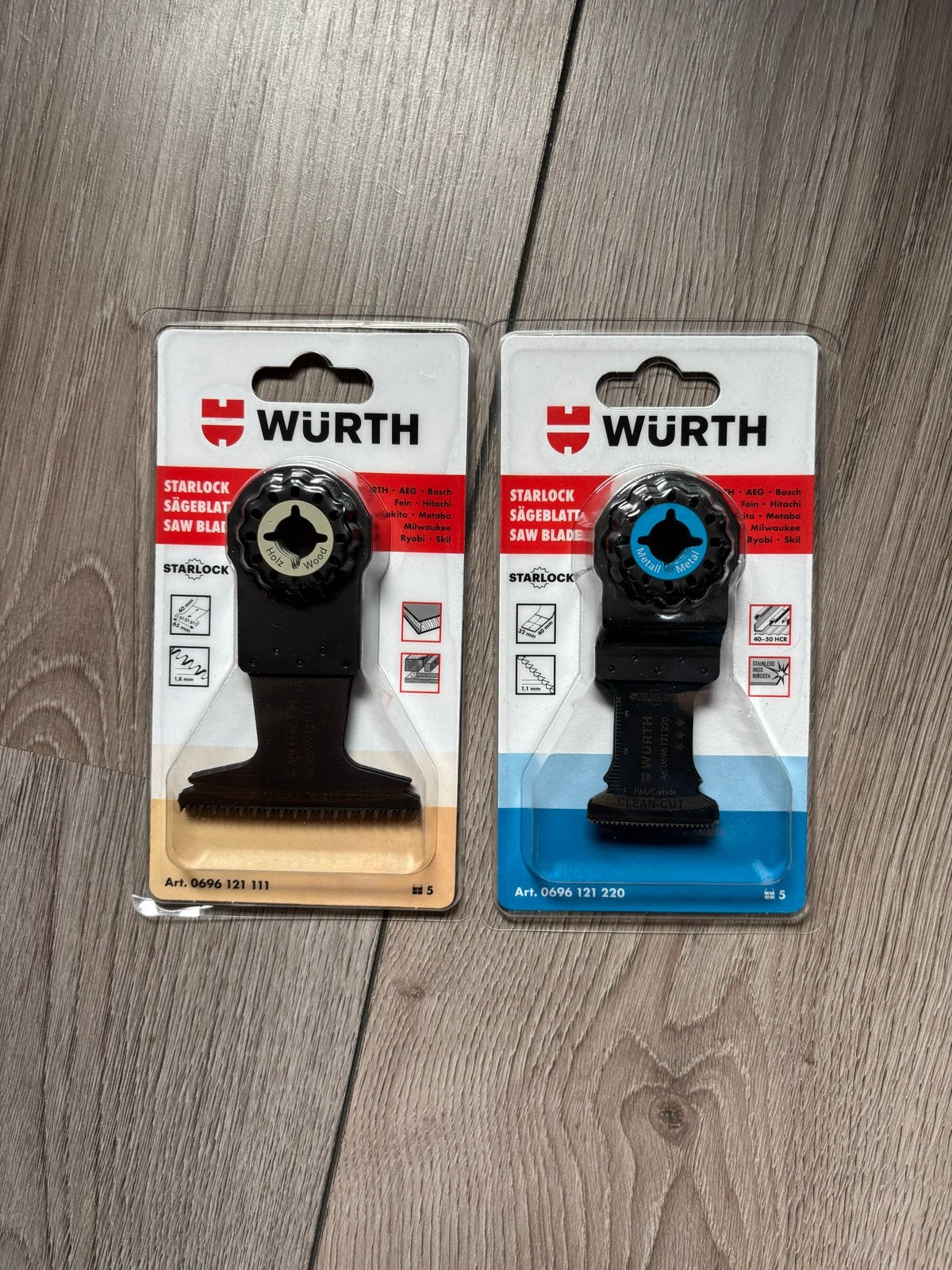 Wurth Starlock Multitool Zaagbladen - Nieuw (Hout & Metaal), Ophalen of Verzenden, Nieuw, Multitool, Overige merken