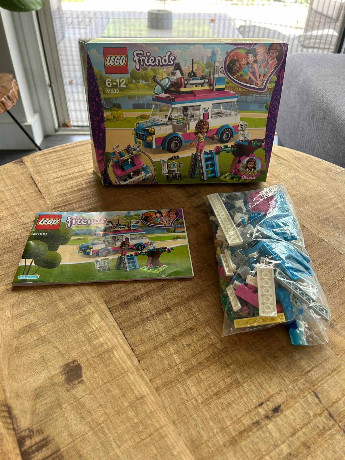 Lego friends set #41333 - olivia’s missievoertuig, Gebruikt, Lego, Friends, Ophalen of Verzenden