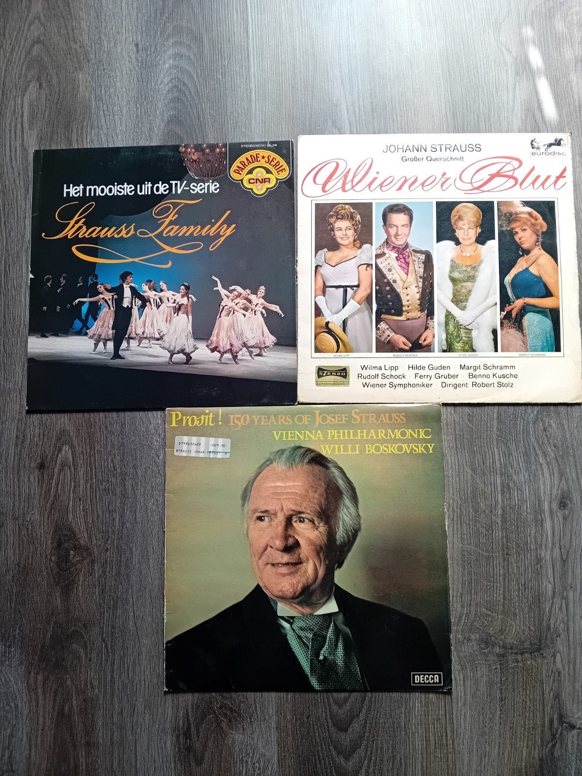 Klassieke LP's: Strauss Family, Wiener Blut, Josef Strauss, LP, Gebruikt, Overige componisten, Ophalen of Verzenden