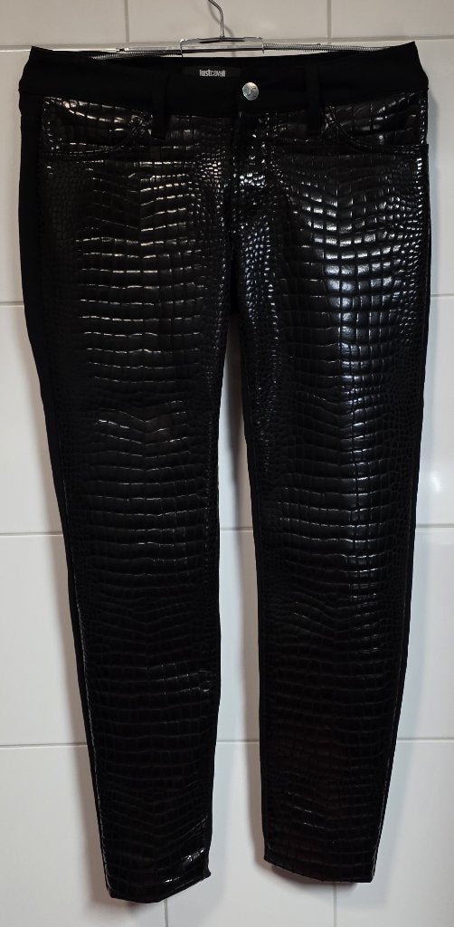 Justcavalli met voorkant krokodillenprint it mt 40 nl mt 36, Zwart, Just Cavelli, Ophalen of Verzenden, Maat 36 (S)