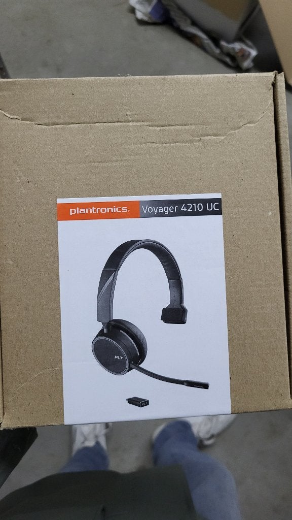 Plantronics Voyager B4210 - Draadloze Zakelijke Headset, Computers en Software, Headsets, Mute-functie, Nieuw, Ophalen of Verzenden