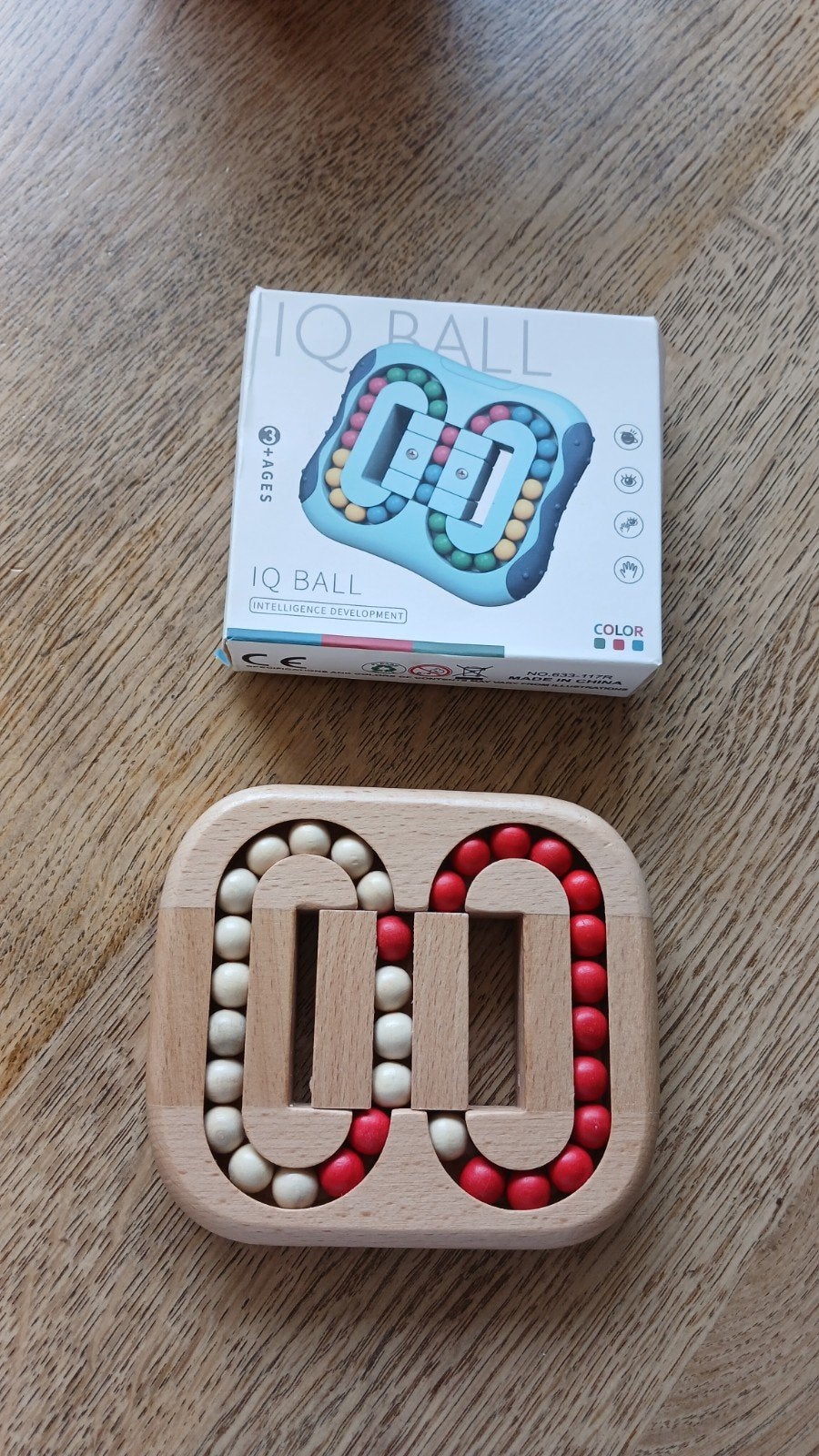 2x IQ Ball Puzzel - Intelligentie Ontwikkeling Speelgoed, Ophalen of Verzenden, Zo goed als nieuw, Puzzelen