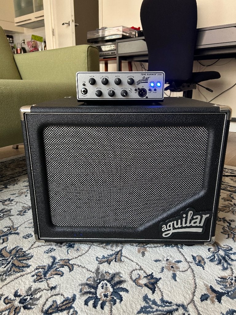 Aguilar Tone Hammer 350 + Aguilar SL112, Muziek en Instrumenten, Ophalen, Gebruikt, Basgitaar, 100 watt of meer