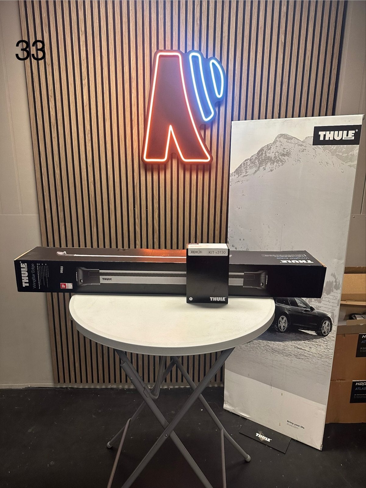 Thule WingBar Edge 9593 + Kitset 3130 – Toyota Highlander, Ophalen of Verzenden, Nieuw