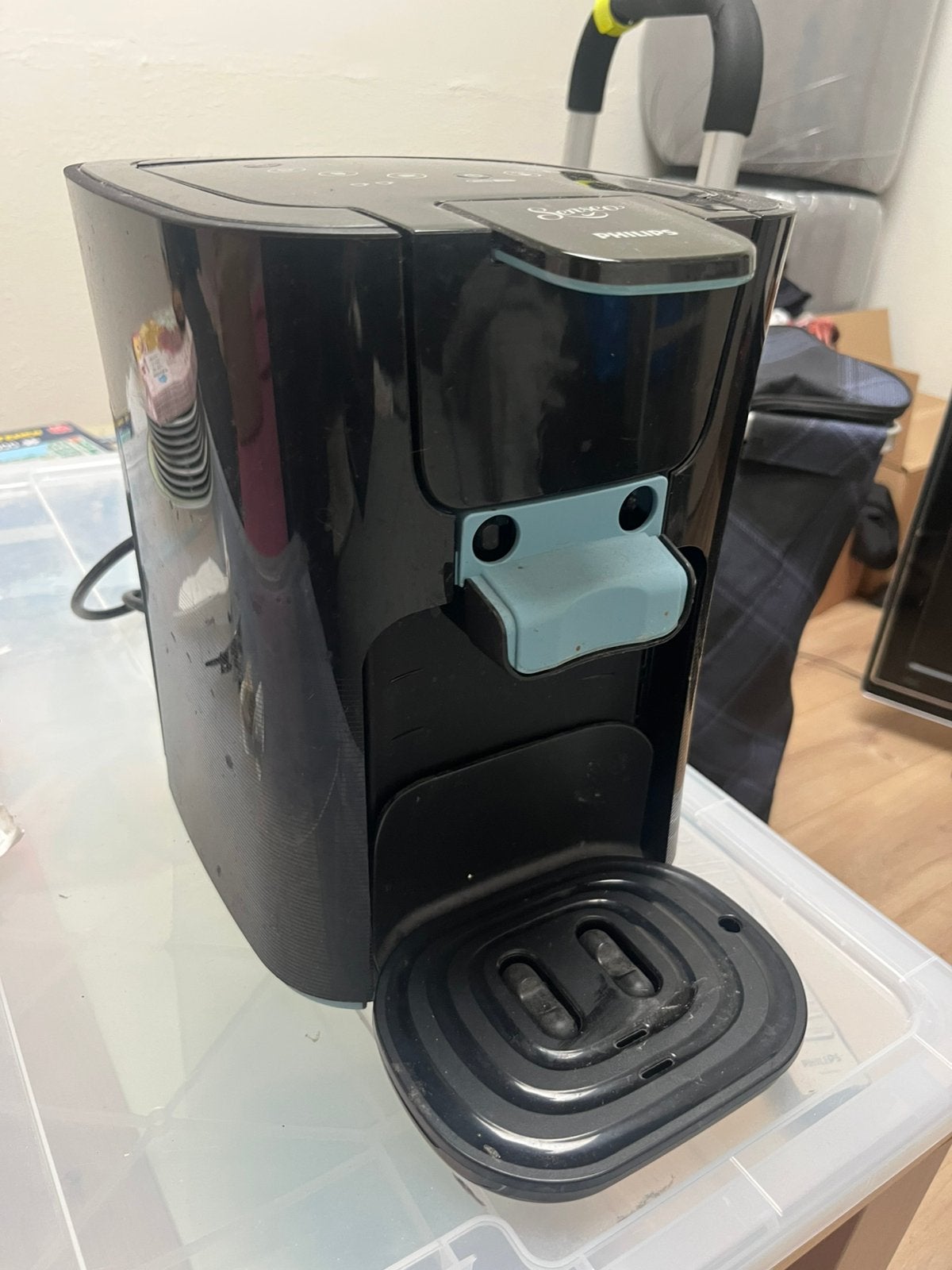 Philips Senseo Koffiezetapparaat Zwart, Ophalen, Gebruikt, Koffiemachine, 2 tot 4 kopjes