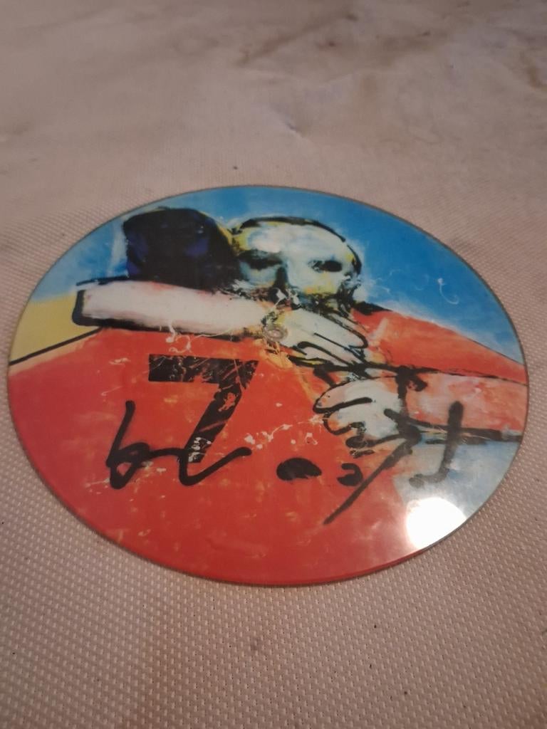 Herman brood glazen klok, Ophalen, Wandklok