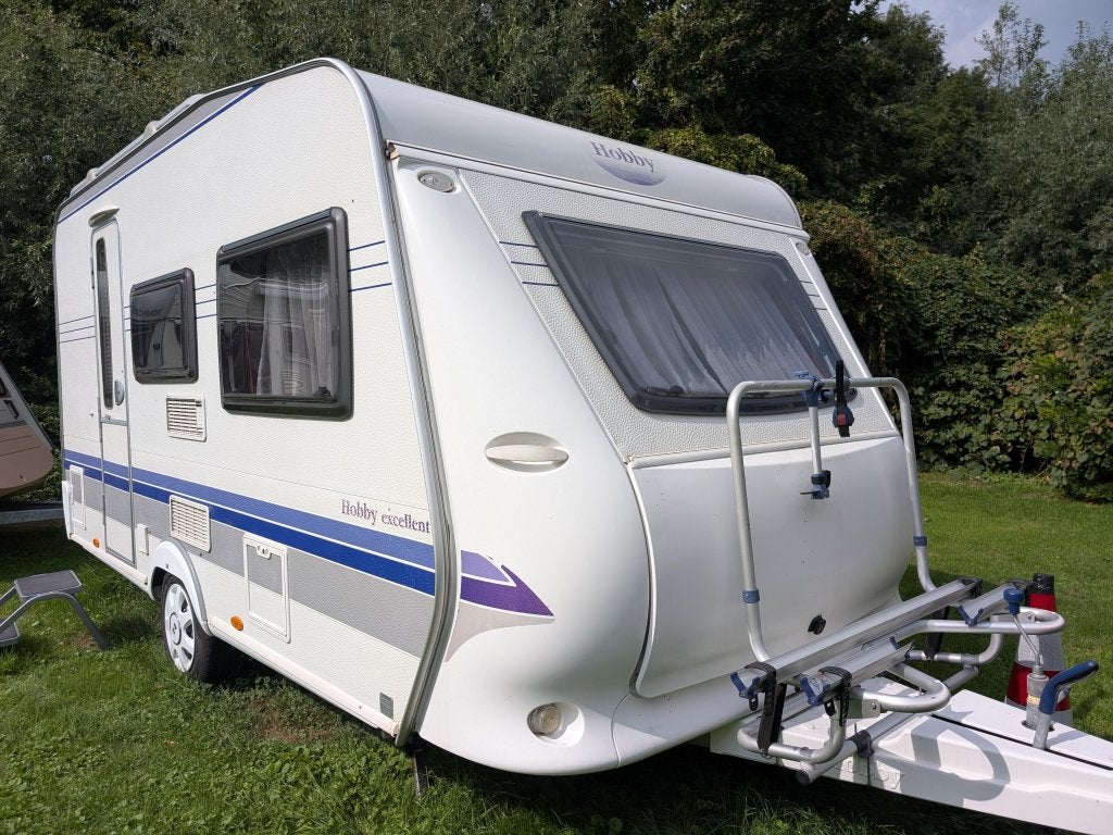 Hobby excellent 400SF voortent +Palma luifel, Schokbreker, Hobby, Bedrijf, Treinzit