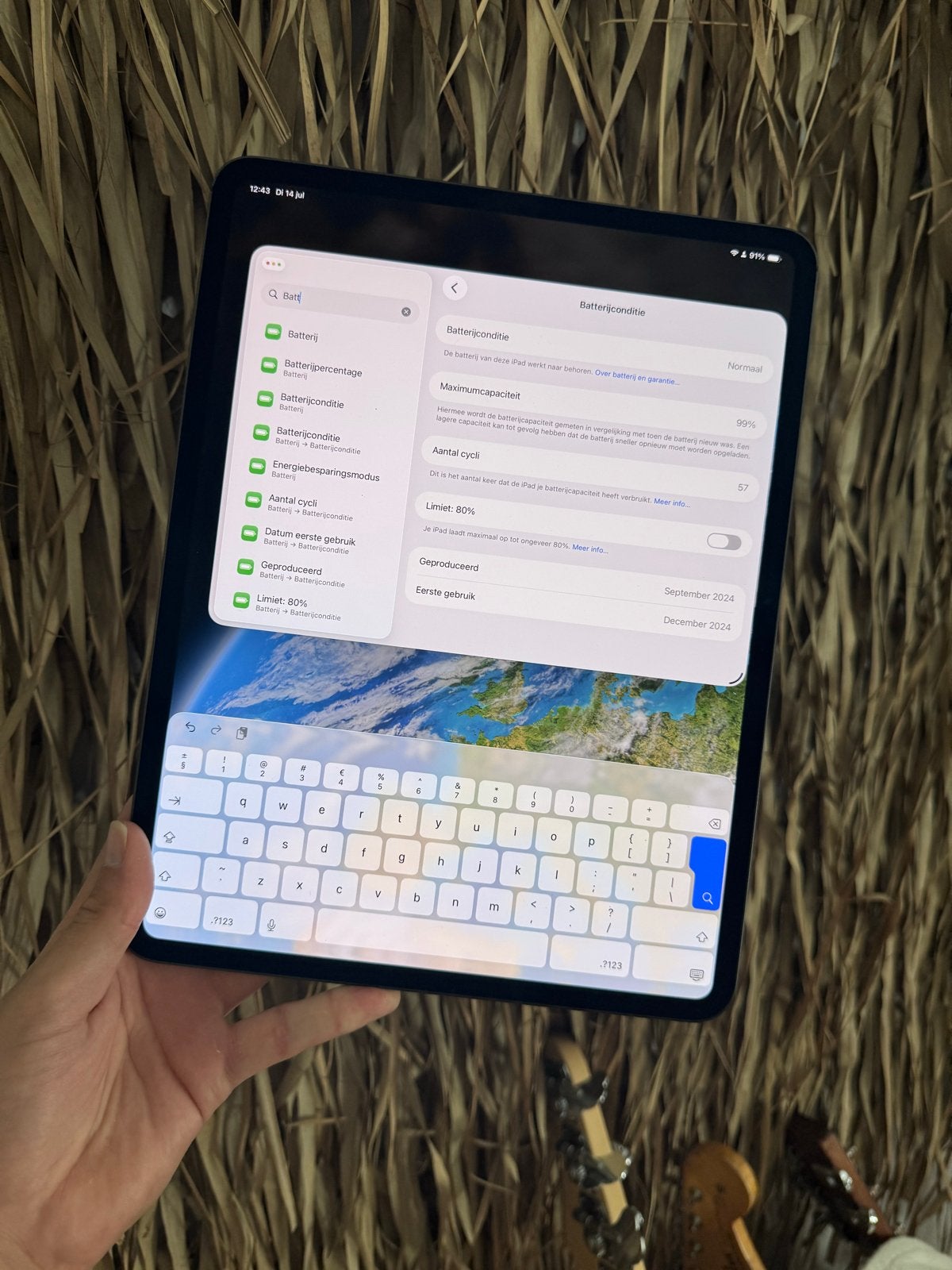 Apple iPad Pro 13 inch m4 (2024/2025) 256GB Wi-Fi Spacegrijs, Ophalen, 13 inch of meer, Zo goed als nieuw, Apple iPad Pro