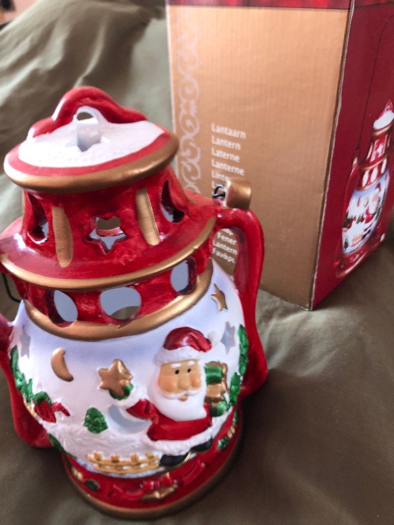 kerstlamp 19 cm, Ophalen of Verzenden, Zo goed als nieuw