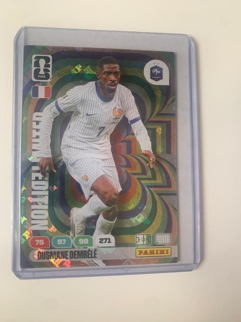 Dusmane Dembélé limited edition Panini, Ophalen of Verzenden, Nieuw, Plaatje