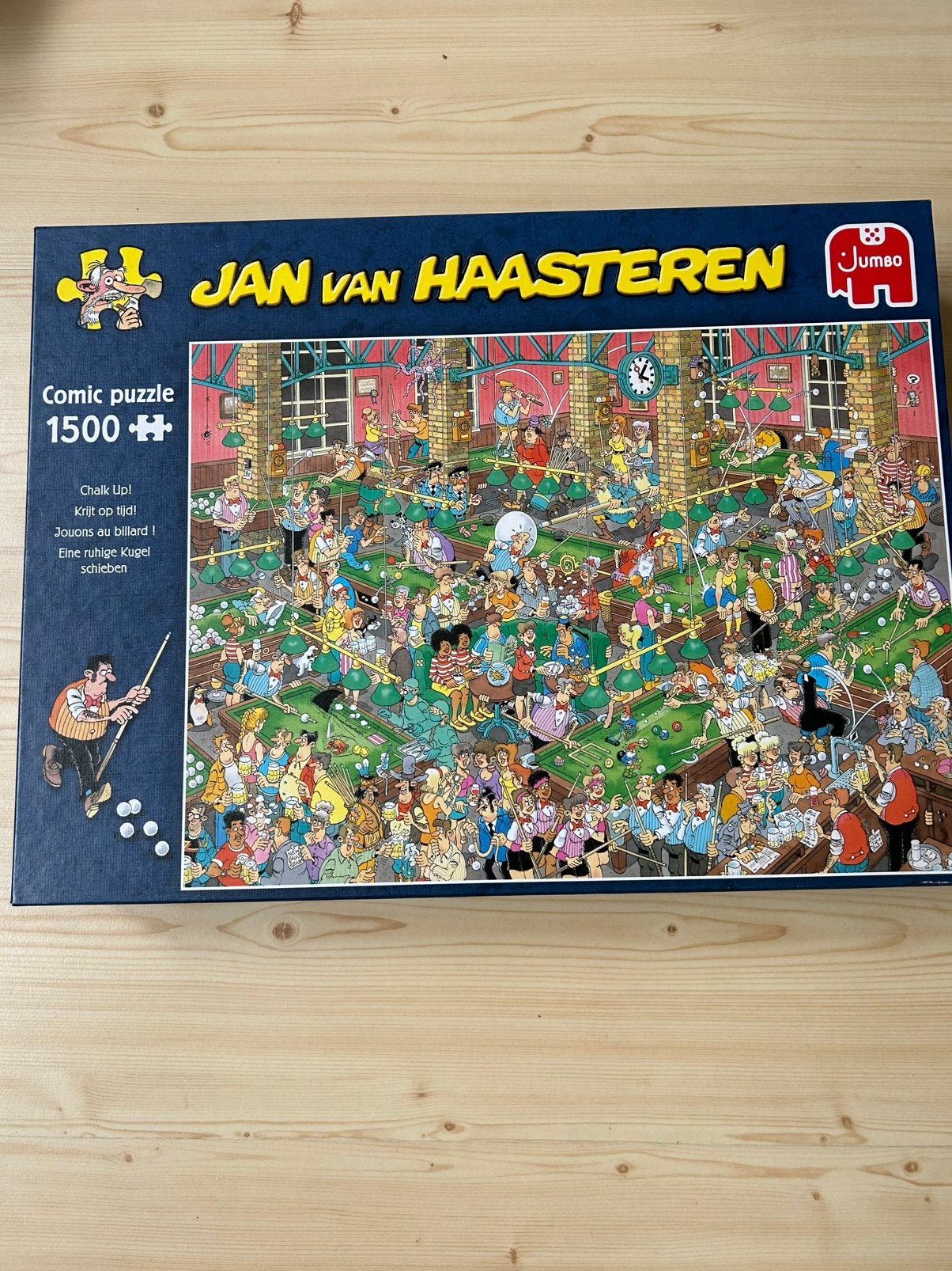 Jan van Haasteren / krijt op tijd 1500 stukjes, Ophalen, 500 t/m 1500 stukjes, Zo goed als nieuw