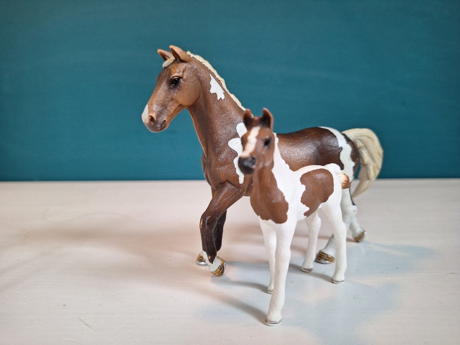 Schleich paard en veulen - Prachtige set, Ophalen