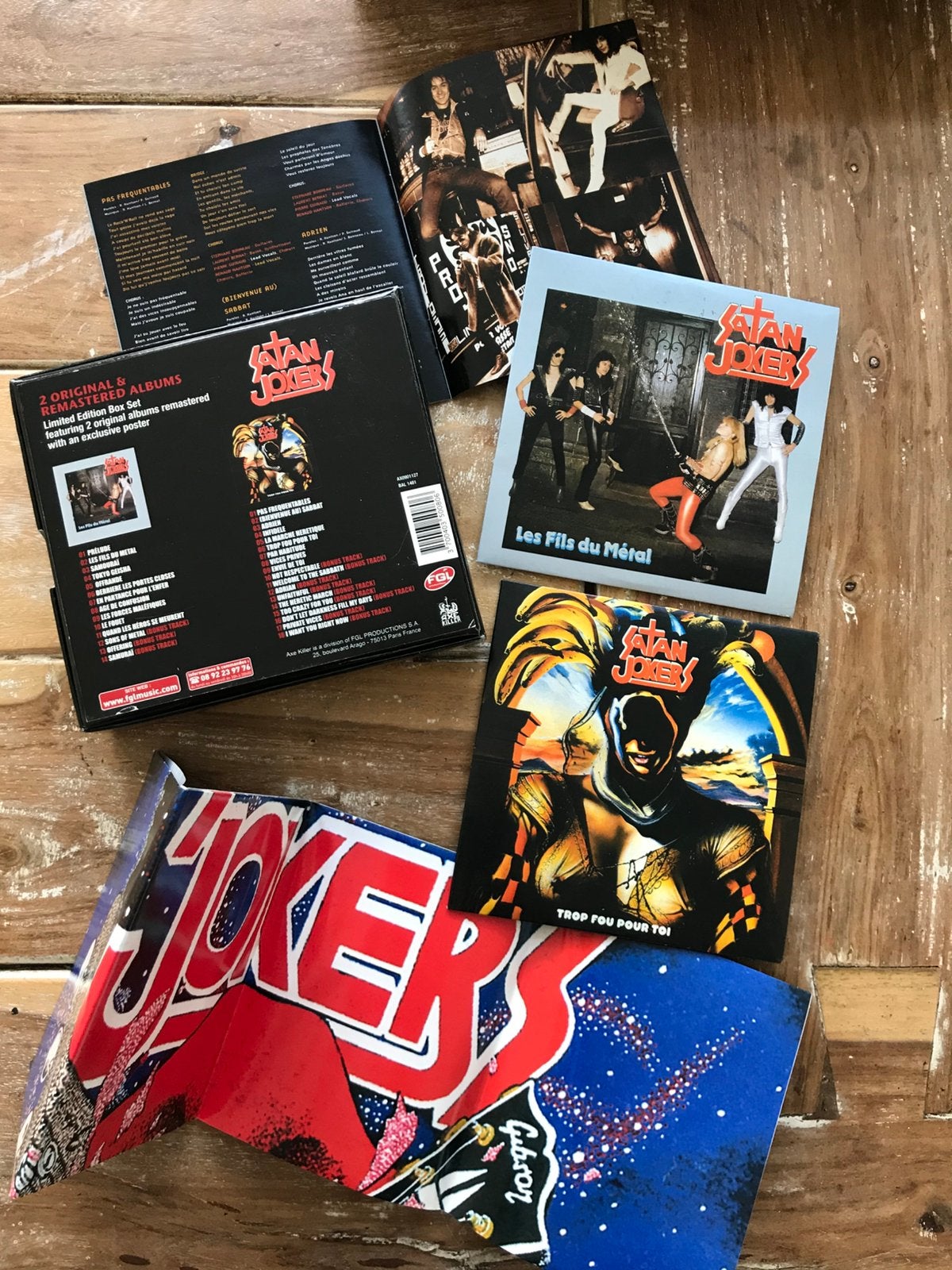 Satan Jokers AXE KILLER WARRIOR limited 2cd Box + poster, Ophalen of Verzenden, Zo goed als nieuw