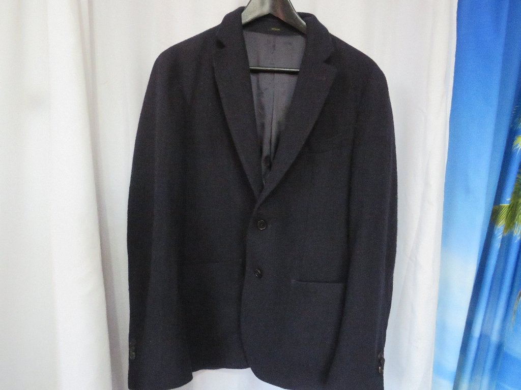 blauw wollen blazer jasje calidad mt 48 Massimo Dutti, Ophalen of Verzenden, Massimo Dutti, Gedragen, Maat 48/50 (M)