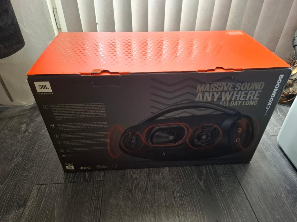 JBL Boombox 3 - WIFI, Ophalen, Nieuw, 120 watt of meer, Subwoofer