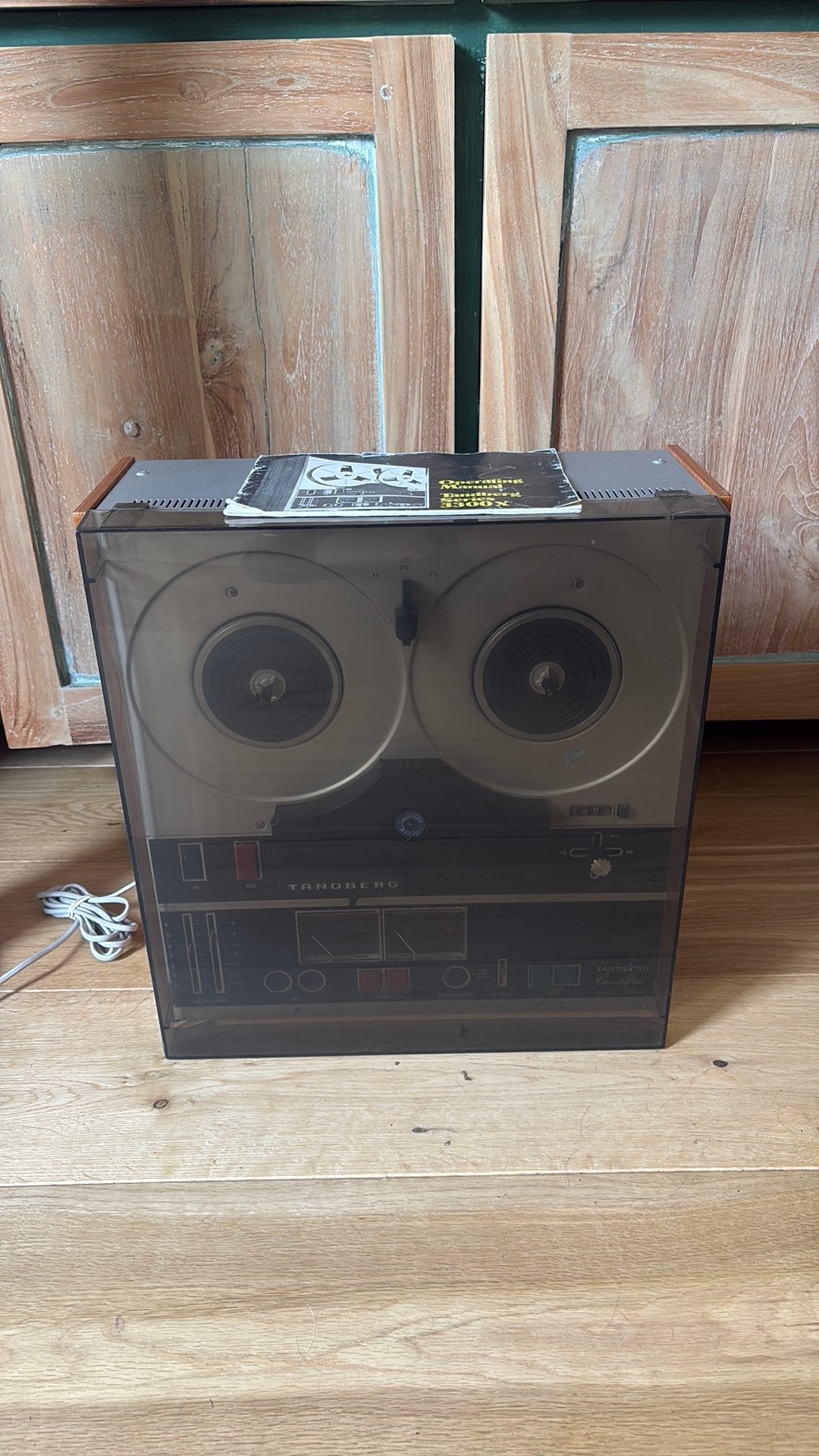 TANDBERG 3300X, Ophalen of Verzenden, Defecte bandrecorder, Met stofkap
