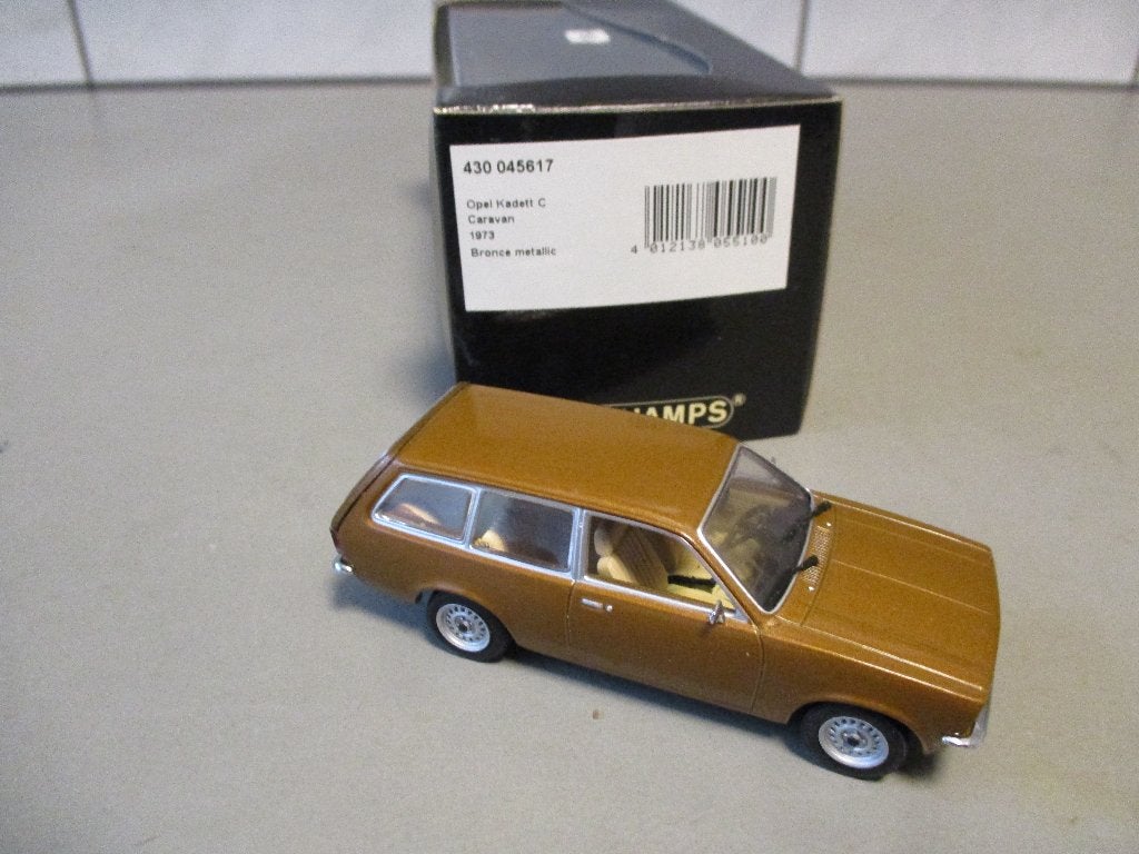 Minichamps Opel Kadett C Caravan Bronze metallic 1 :43, Ophalen of Verzenden, Nieuw, Auto, MiniChamps