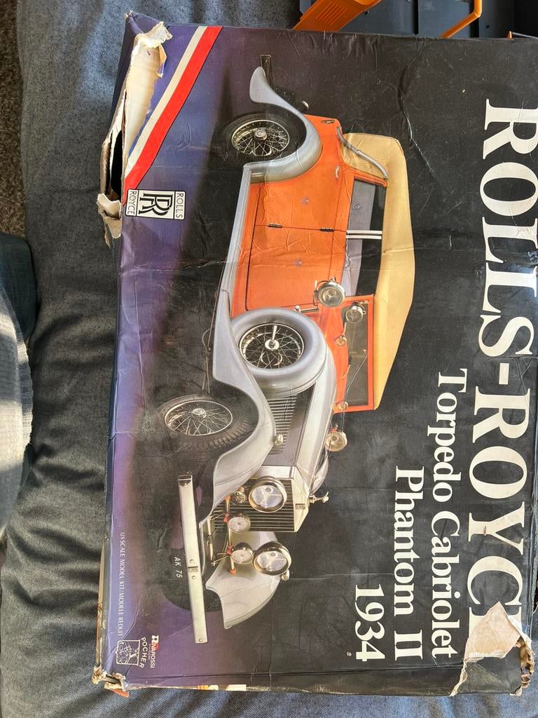 Pocher bouwdoos 1 op 8 Rolls royce, Hobby en Vrije tijd, Modelauto's | 1:5 tot 1:12, Ophalen of Verzenden, Zo goed als nieuw, Auto