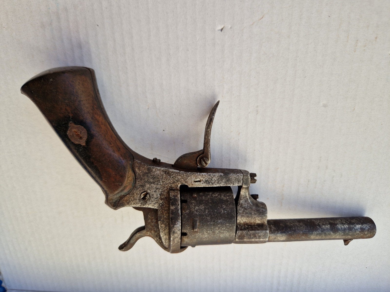 Antieke Penvuurrevolver, Antiek en Kunst, Antiek | Overige Antiek, Ophalen of Verzenden