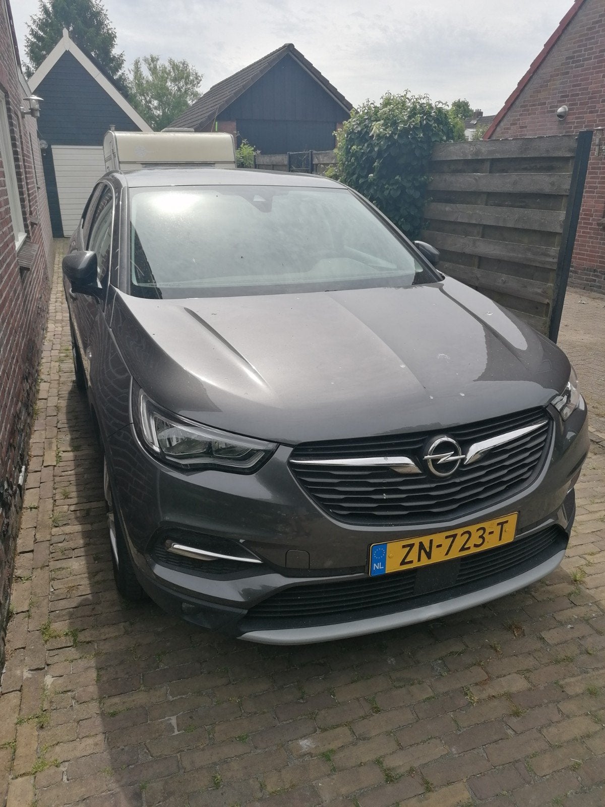 Opel Grandland X 1.2 Turbo 130pk S&S 2019 Grijs, Auto's, Voorwielaandrijving, 1199 cc, Handgeschakeld, 3 cilinders