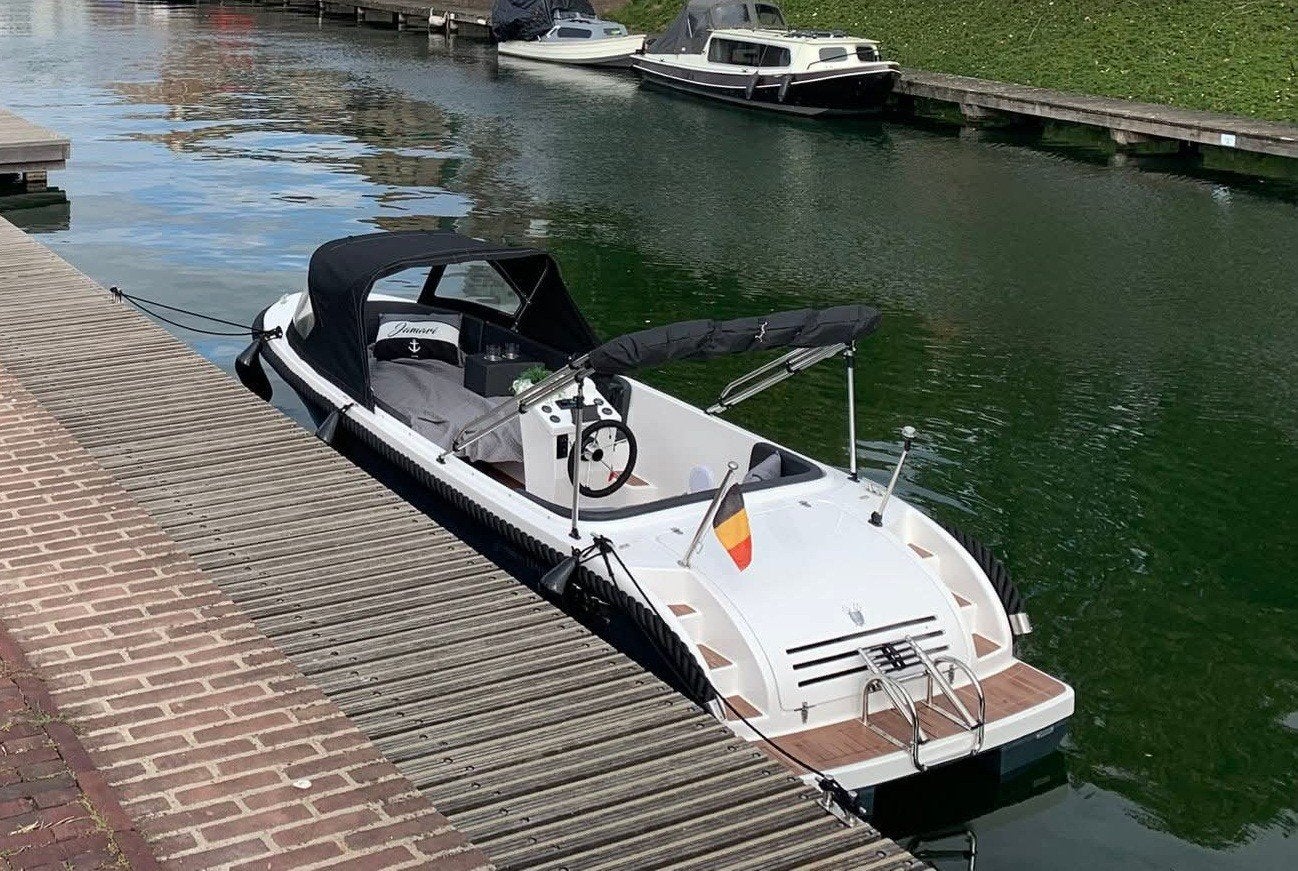 Gentle 555 Tender sloep met Tohatsu 15pk en trailer, Watersport en Boten, Motorboten en Motorjachten, 15 pk, Buitenboordmotor