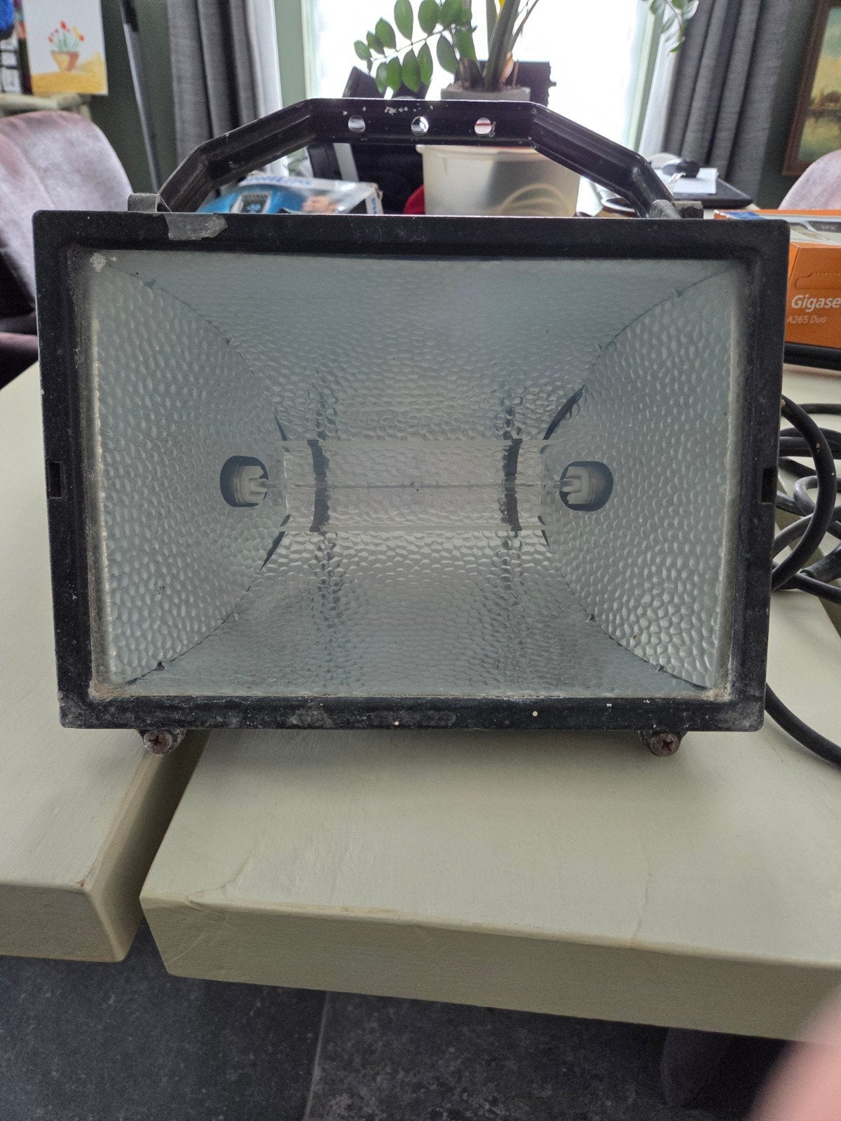 Bouwlamp 1000 watt, Doe-het-zelf en Verbouw, Bouwverlichting, Ophalen, Gebruikt, 500 watt of meer, Lamp