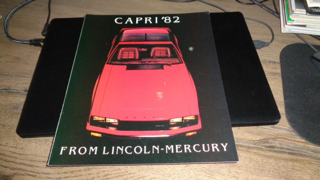 USA Folder MERCURY  CAPRI  1982, Verzenden, Nieuw, Overige merken