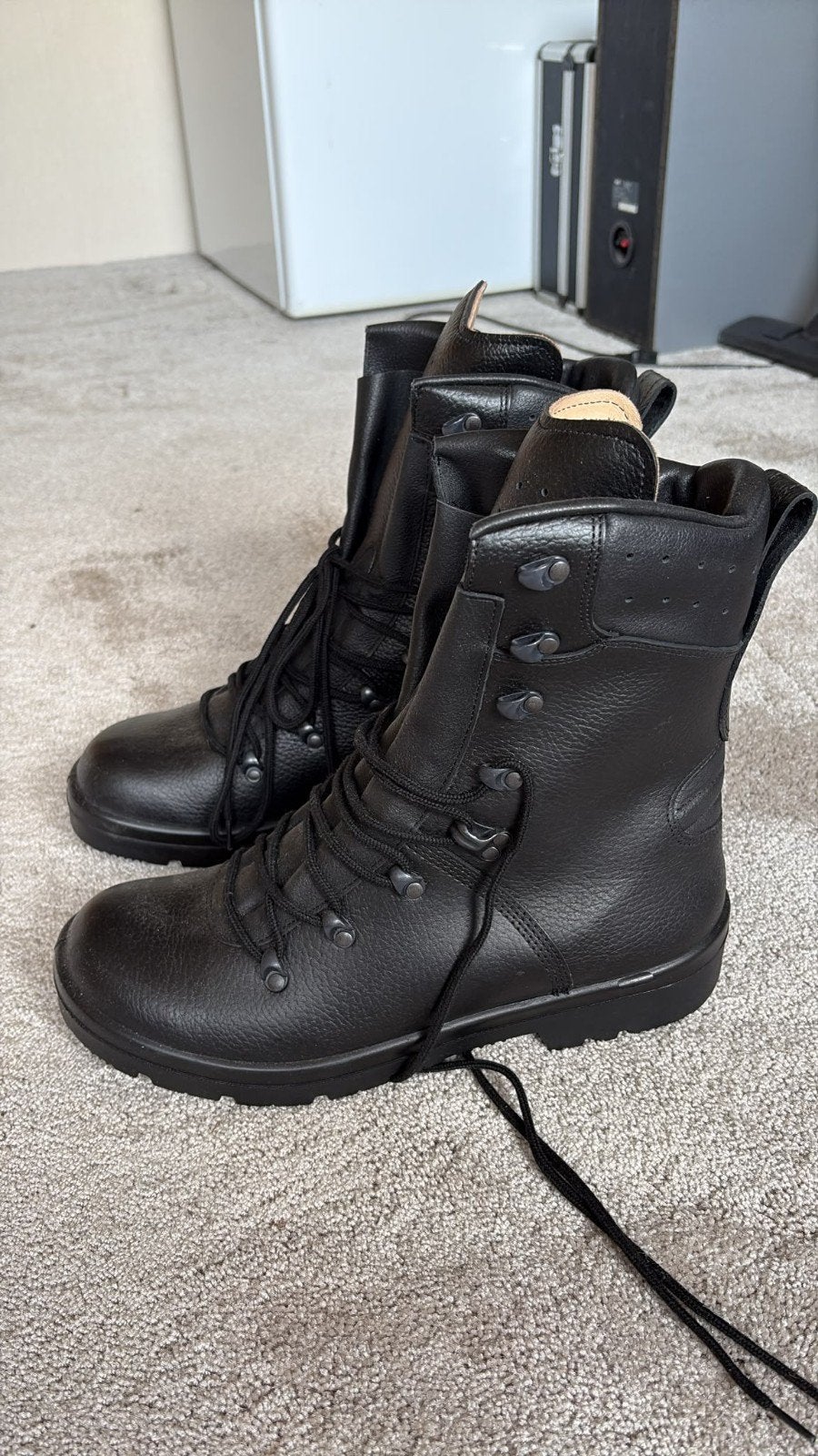 Laarzen, army boots, Ophalen, Zwart, Boots