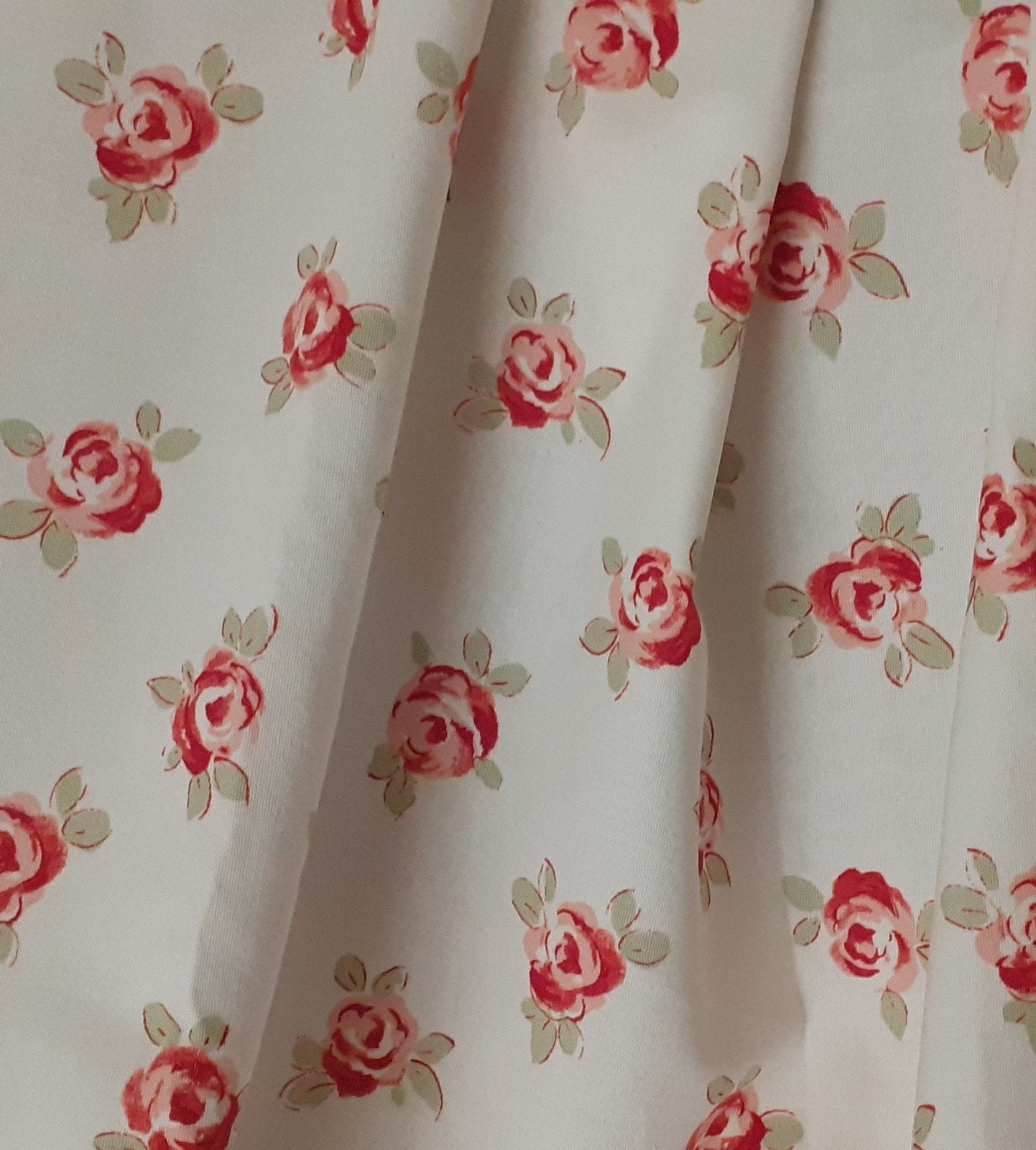 Laura Ashley vintage lap stof "Bibi" (2003), Hobby en Vrije tijd, Stoffen en Lappen, 120 cm of meer, Ophalen of Verzenden, Katoen