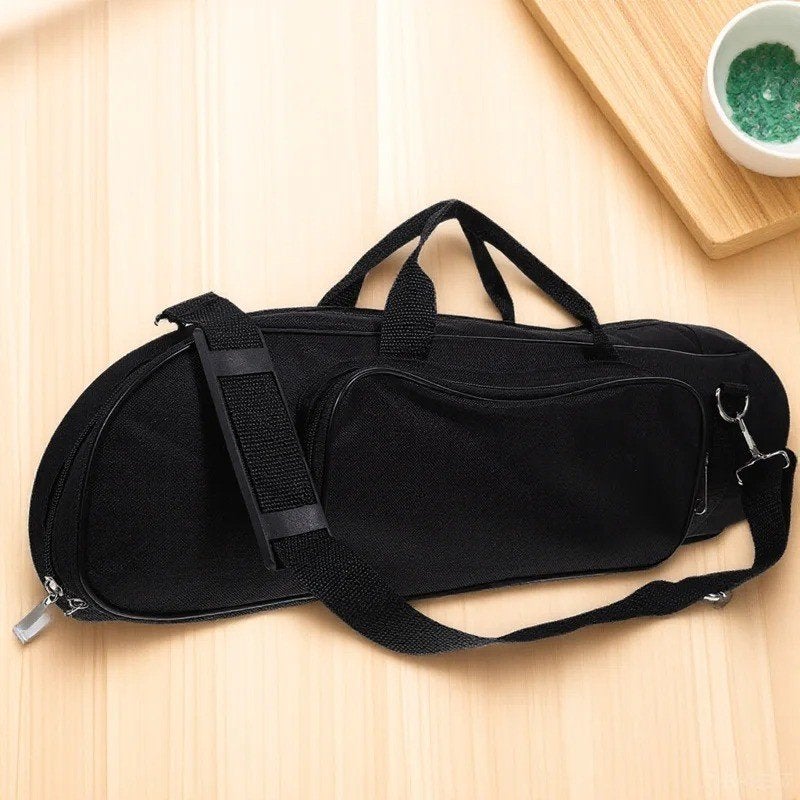 Luxe trompet tas zwart verstevigd waterdicht (53x16cm), Muziek en Instrumenten, Ophalen of Verzenden, Nieuw, Trompet