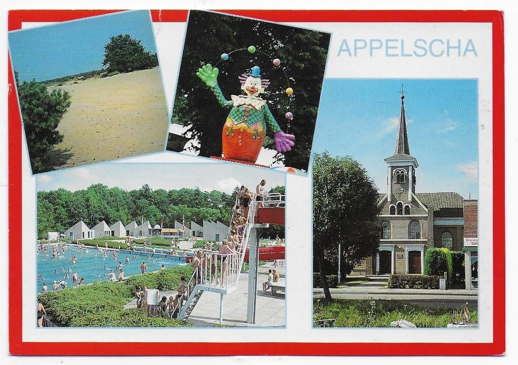 Appelscha Gelopen Ansichtkaart ( B6186 ), Ophalen of Verzenden, 1980 tot heden, Gelopen