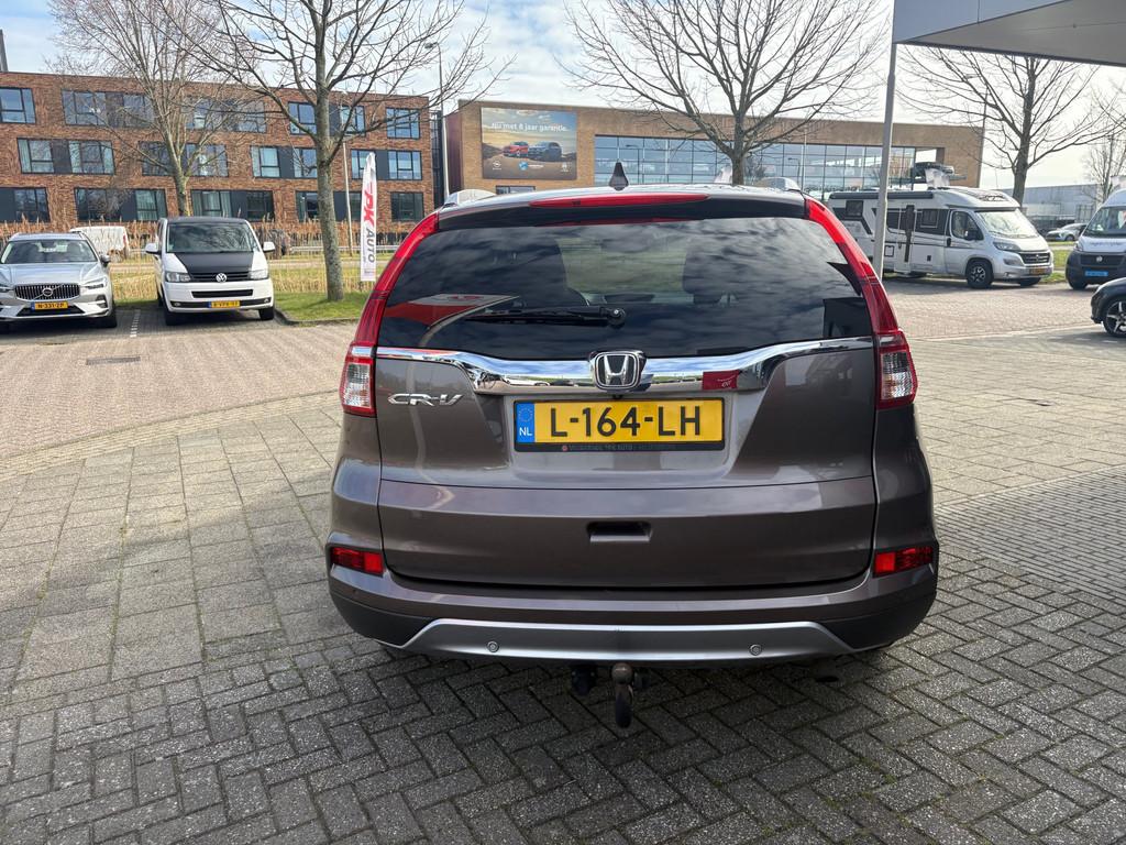 Honda CR-V 2.0 4WD Executive | Navi | Camera | Trekhaak | 10, Auto's, Gebruikt, 4 cilinders, Bruin, Leder
