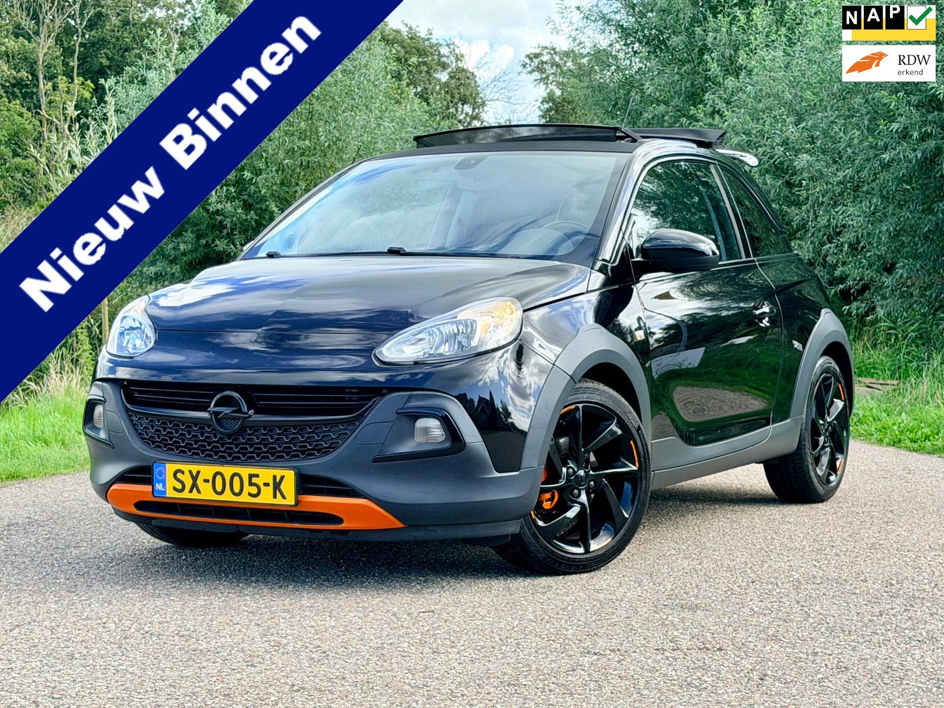 Opel ADAM 1.0 Turbo Rocks CARPLAY Clima Navi Cruise Control, Voorwielaandrijving, Dealer onderhouden, ADAM, 1041 kg