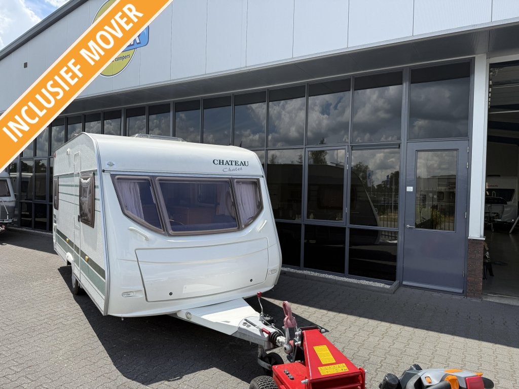 Chateau Calista 450 FHU Fransbed + Rondzit + WC Tent Mover.., Bedrijf, 750 - 1000 kg, 4 tot 5 meter, Lengtebed