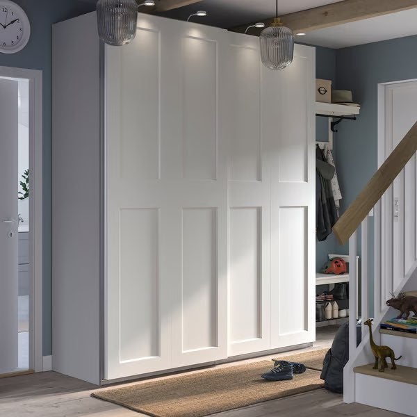 Ikea Grimo schuifdeuren set (2x 101,5x196 cm), Ophalen, Gebruikt, 100 tot 150 cm, 150 tot 200 cm