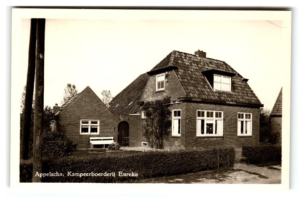 Appelscha, Kampeerboerderij Eureka, Verzamelen, Ansichtkaarten | Nederland, Ongelopen, Friesland, 1940 tot 1960, Verzenden