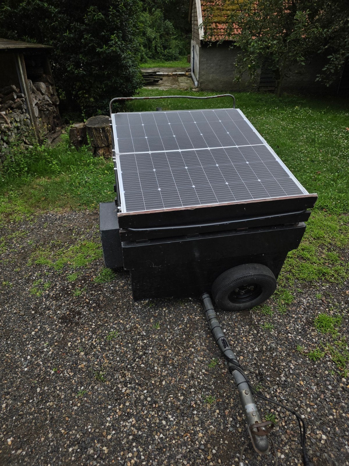 Heinemann Z412 oldtimer karretje met 200 Watt zonnepanelen, Auto diversen, Aanhangers en Bagagewagens, Ophalen, Gebruikt