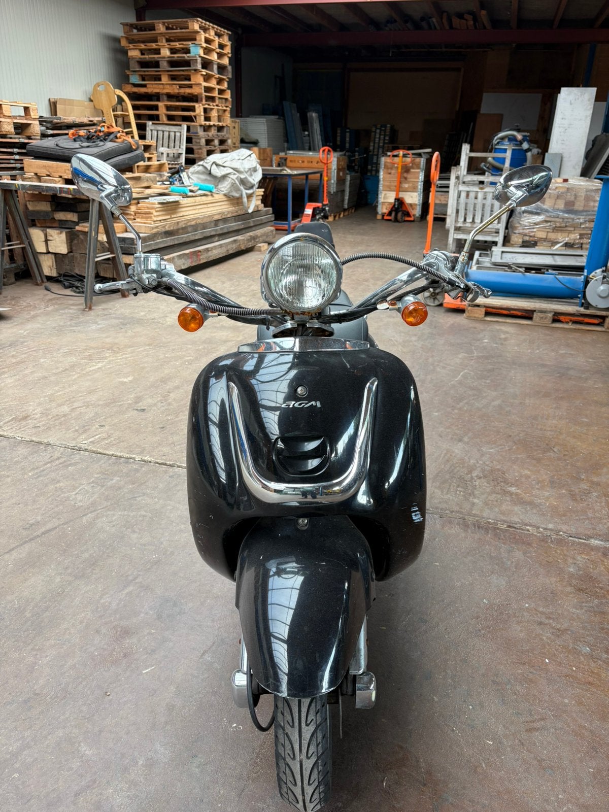 Agm scooter blauwe plaat 63km p uur, Ophalen, Zo goed als nieuw, Benzine