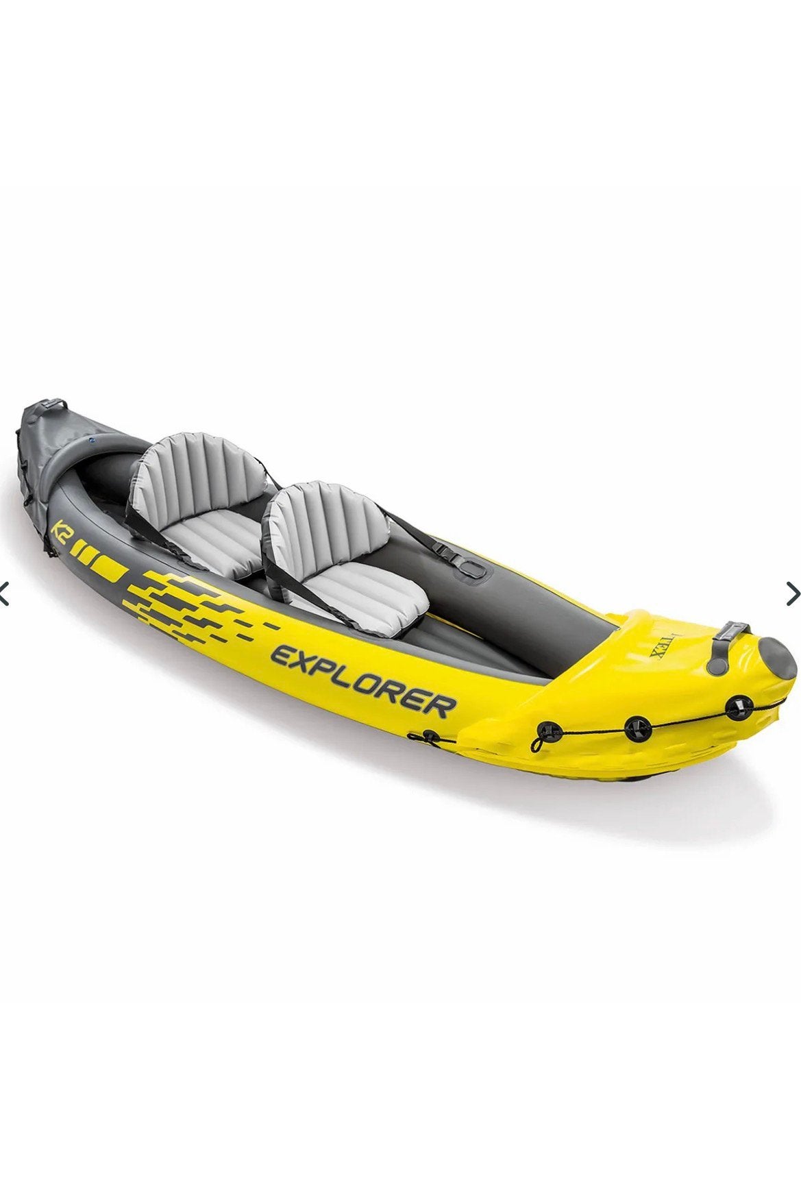 Intex explorer K2 opblaasbare kajak/boot met peddels, Ophalen of Verzenden, Opblaasbaar, Gebruikt, 2-persoons