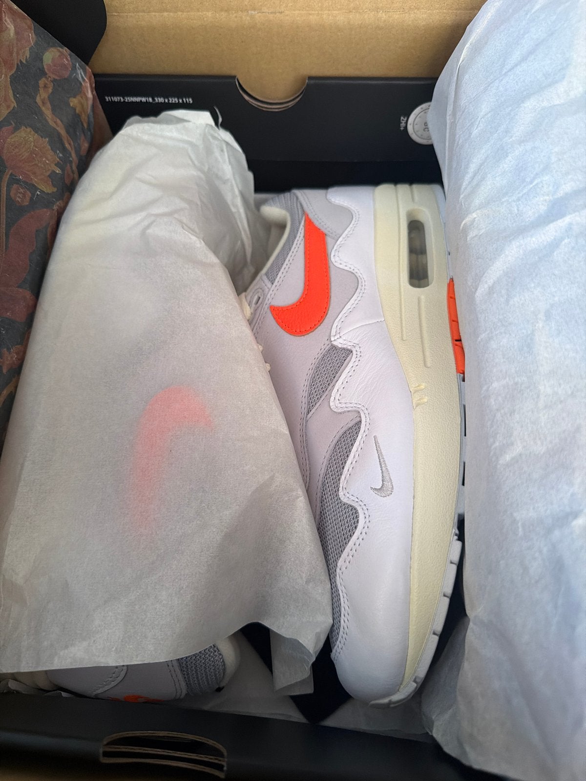 Nike Air Max 1 Patta White Hyper Crimson (Maat 44), Kleding | Heren, Ophalen, Nieuw, Wit, Sneakers of Gympen