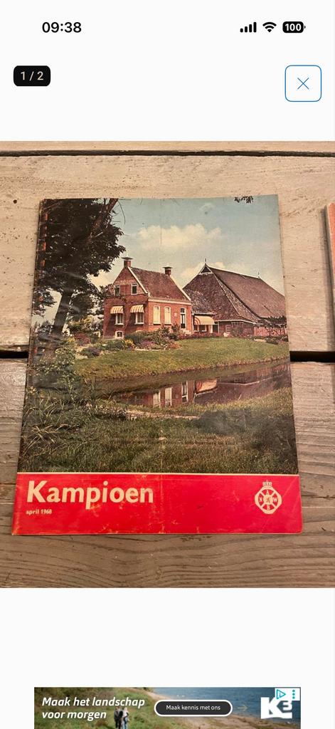 Kampioen Tijdschrift - April 1968, Ophalen of Verzenden, Gelezen, Overige typen